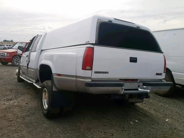 1GTHK39J2WF040435 - 1998 GMC SIERRA K35 WHITE photo 3