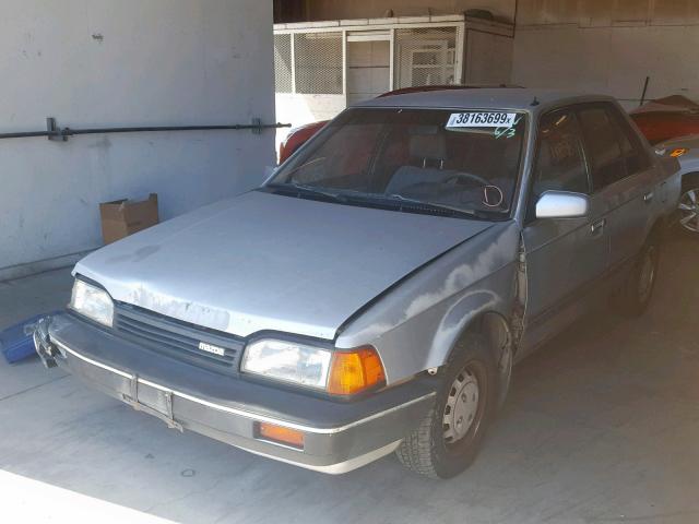 JM1BF2229J0170327 - 1988 MAZDA 323 SILVER photo 2