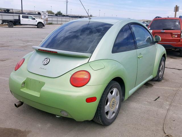 3VWCA21C8XM464219 - 1999 VOLKSWAGEN NEW BEETLE მწვანე ფოტო 4