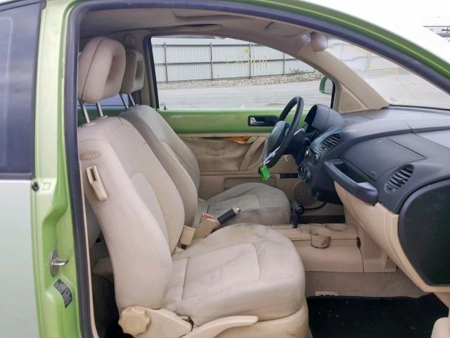 3VWCA21C8XM464219 - 1999 VOLKSWAGEN NEW BEETLE მწვანე ფოტო 5