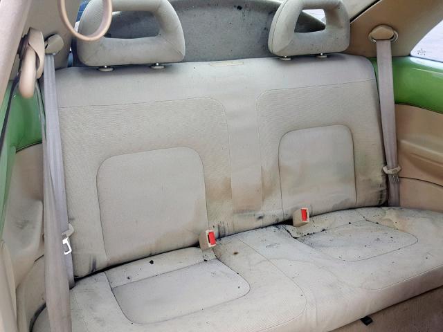 3VWCA21C8XM464219 - 1999 VOLKSWAGEN NEW BEETLE მწვანე ფოტო 6