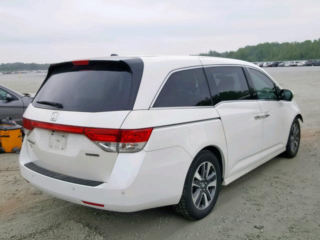 5FNRL5H96FB074628 - 2015 HONDA ODYSSEY TO WHITE photo 4