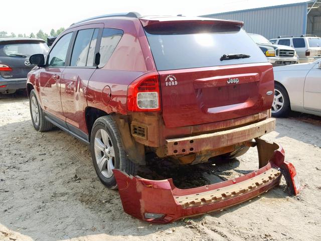 1J4NT1FA7BD138420 - 2011 JEEP COMPASS SP 勃艮第红 照片 3