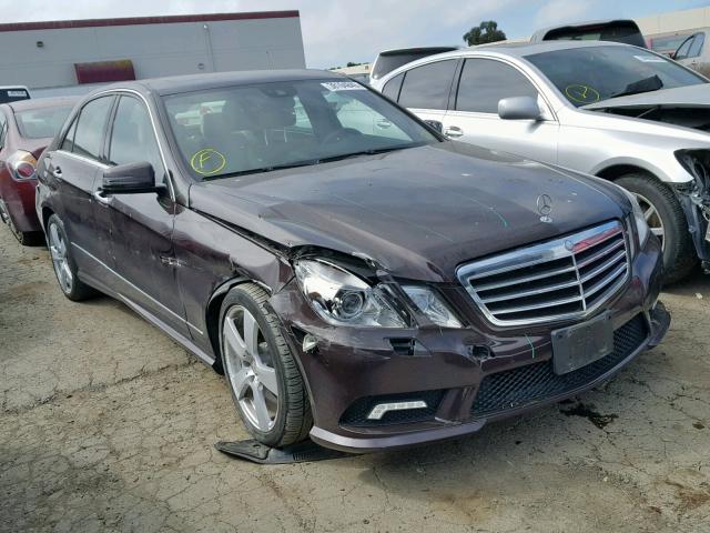 WDDHF5GB1BA374125 - 2011 MERCEDES-BENZ E 350 BLACK photo 1