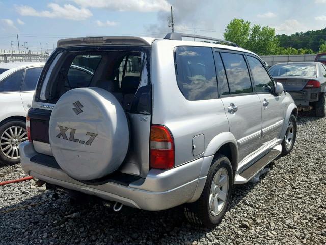 JS3TY92V134104739 - 2003 SUZUKI XL7 PLUS SILVER photo 4