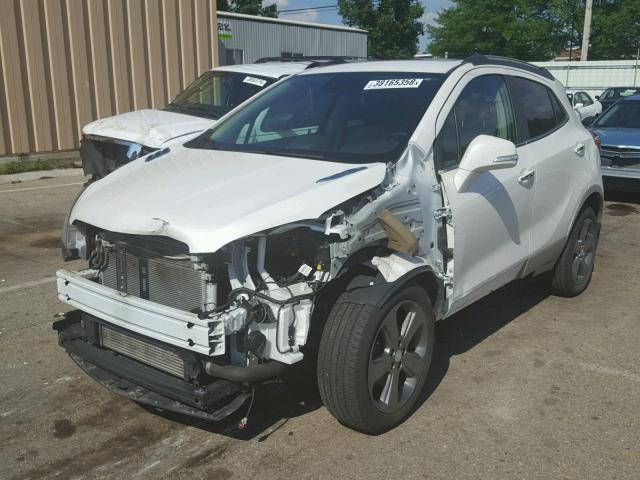 KL4CJHSB2EB536817 - 2014 BUICK ENCORE PRE WHITE photo 2