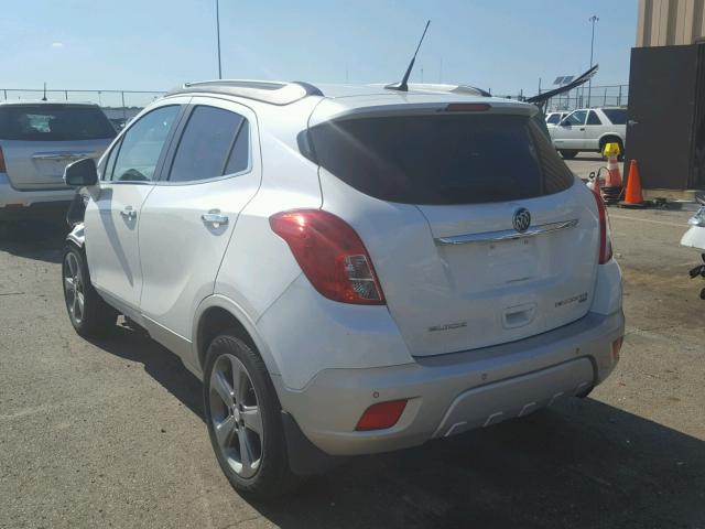 KL4CJHSB2EB536817 - 2014 BUICK ENCORE PRE WHITE photo 3