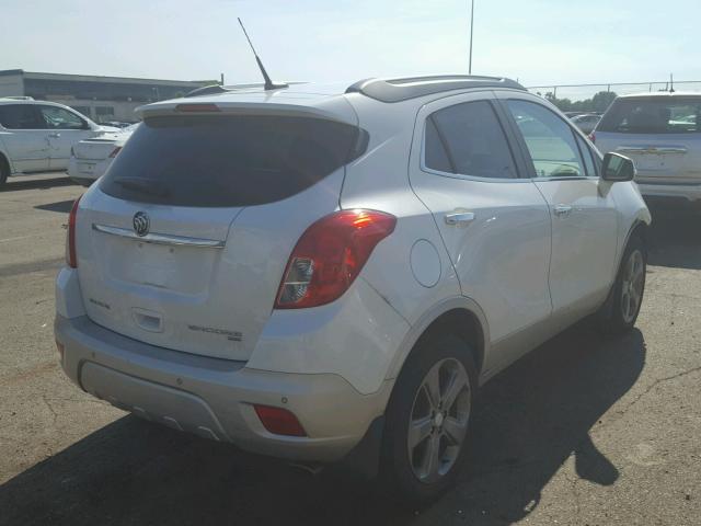 KL4CJHSB2EB536817 - 2014 BUICK ENCORE PRE WHITE photo 4