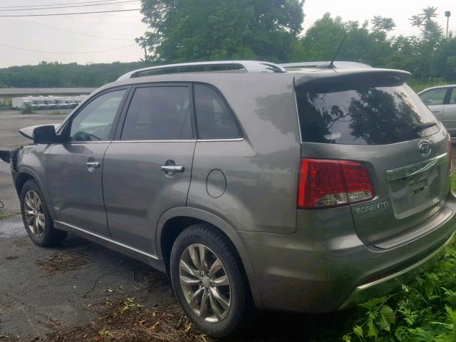 5XYKWDA24CG204121 - 2012 KIA SORENTO SX GRAY photo 3