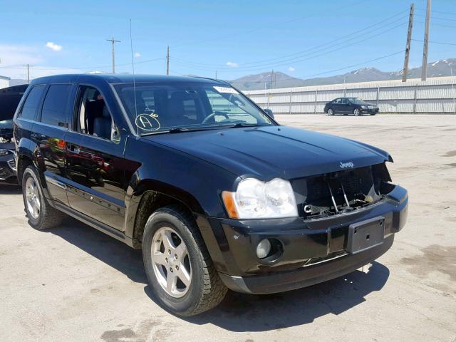 1J4HR58N16C278381 - 2006 JEEP GRAND CHER BLACK photo 1