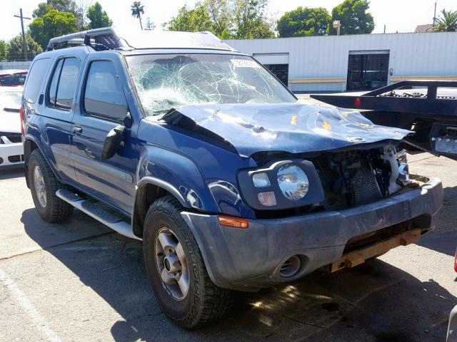 5N1ED28Y82C512957 - 2002 NISSAN XTERRA XE BLUE photo 1