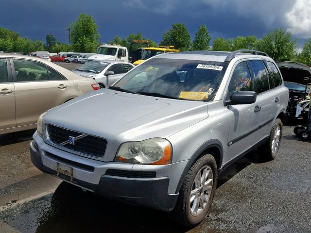 YV1CZ91H941098242 - 2004 VOLVO XC90 T6 SILVER photo 2