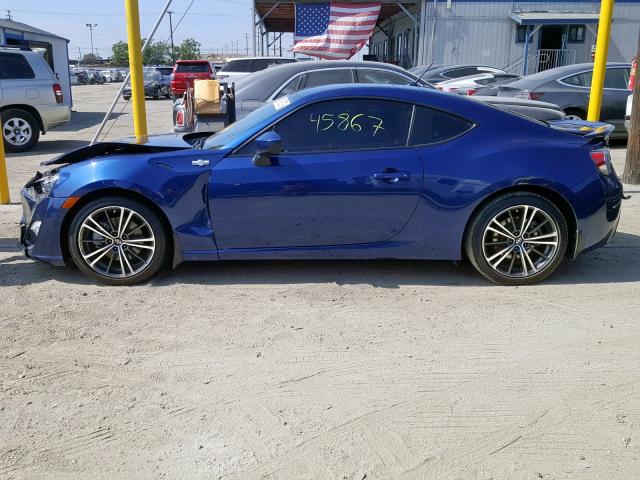 JF1ZNAA1XD2714028 - 2013 TOYOTA SCION FR-S BLUE photo 9