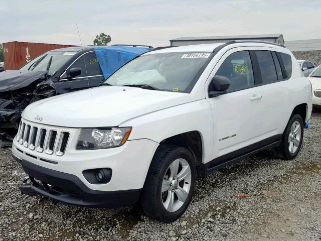 1C4NJCBA0GD621543 - 2016 JEEP COMPASS SP თეთრი ფოტო 2