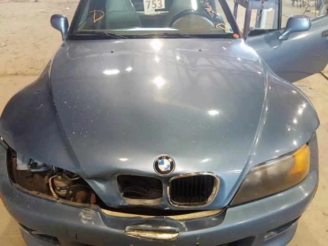 4USCJ3326VLC04894 - 1997 BMW Z3 2.8 BLUE photo 7