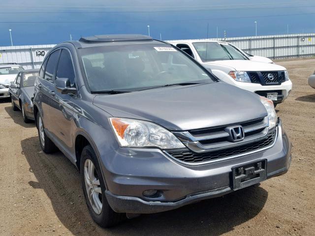 5J6RE4H79AL036216 - 2010 HONDA CR-V EXL GRAY photo 1