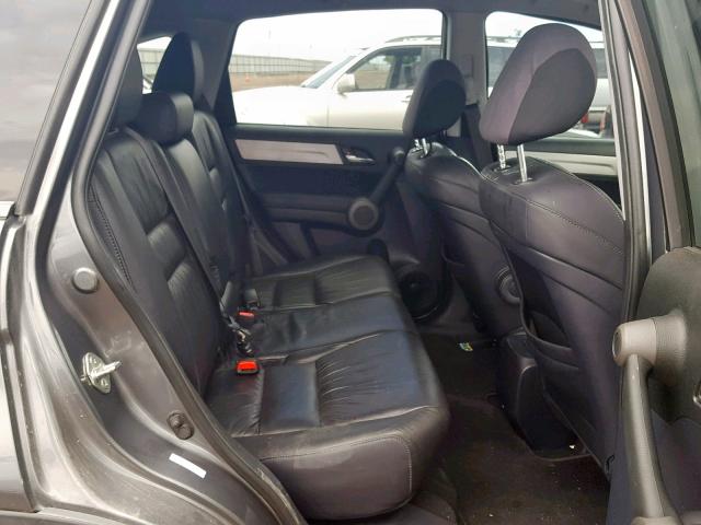 5J6RE4H79AL036216 - 2010 HONDA CR-V EXL GRAY photo 6