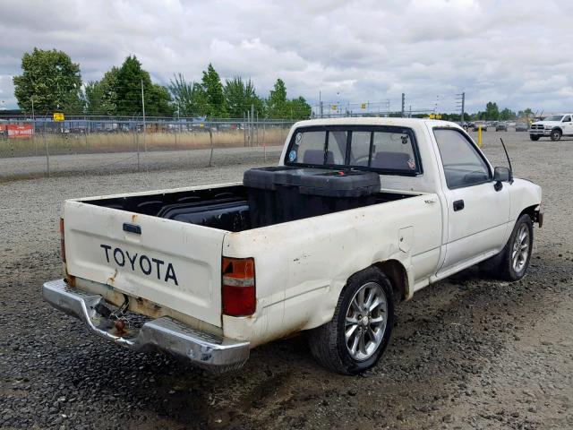 JT4RN81A9M5116708 - 1991 TOYOTA PICKUP 1/2 WHITE photo 4