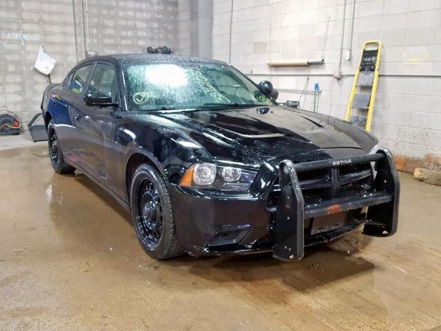 2C3CDXKT9EH288383 - 2014 DODGE CHARGER PO BLACK photo 1