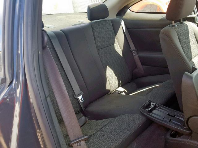 1G2AS18H597179269 - 2009 PONTIAC G5 GRAY photo 6