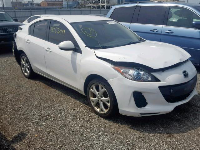 JM1BL1U77D1707190 - 2013 MAZDA 3 I WHITE photo 9