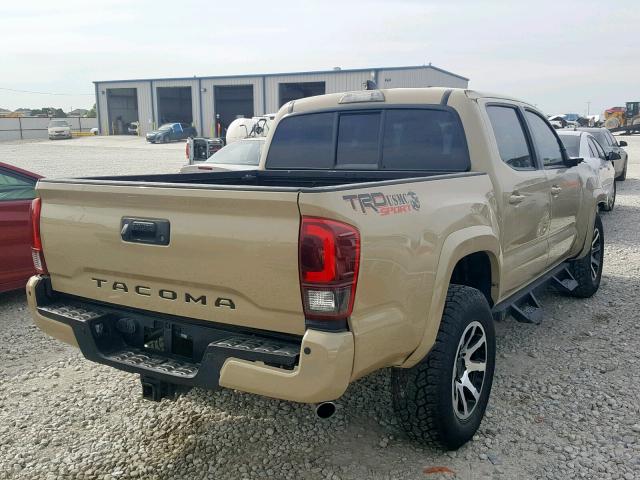 3TMCZ5AN0GM028687 - 2016 TOYOTA TACOMA DOU BROWN photo 4