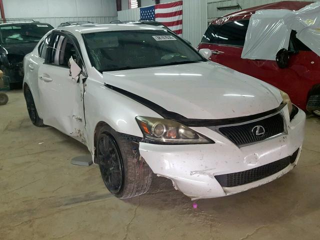 JTHBF5C22B5142484 - 2011 LEXUS IS 250 WHITE photo 1