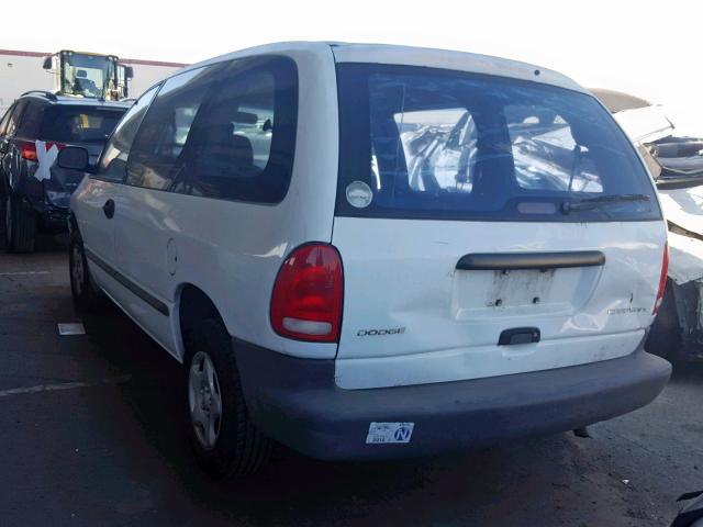 2B4FP25B0YR576682 - 2000 DODGE CARAVAN WHITE photo 3