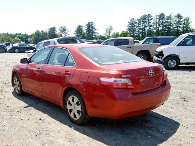4T1BE46K59U403144 - 2009 TOYOTA CAMRY BASE RED photo 3