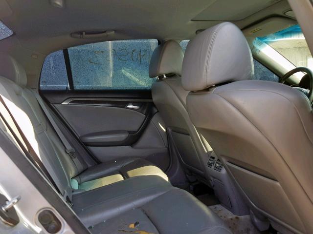 19UUA66276A037545 - 2006 ACURA 3.2TL SILVER photo 6