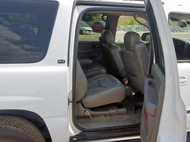 1GKEC16Z94J160343 - 2004 GMC YUKON XL C WHITE photo 6