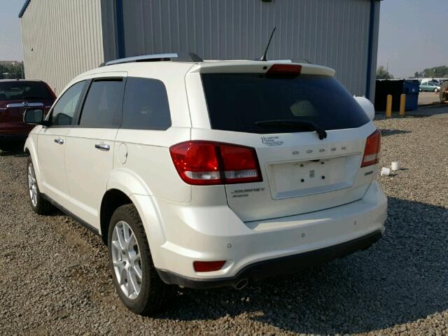 3C4PDDDG0DT595278 - 2013 DODGE JOURNEY WHITE photo 3