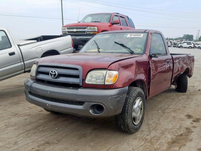 5TBJU32156S472872 - 2006 TOYOTA TUNDRA MAROON photo 2