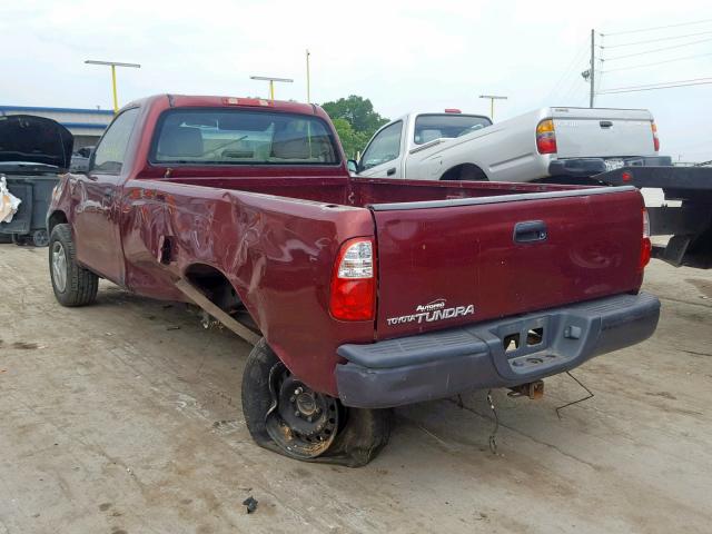 5TBJU32156S472872 - 2006 TOYOTA TUNDRA MAROON photo 3