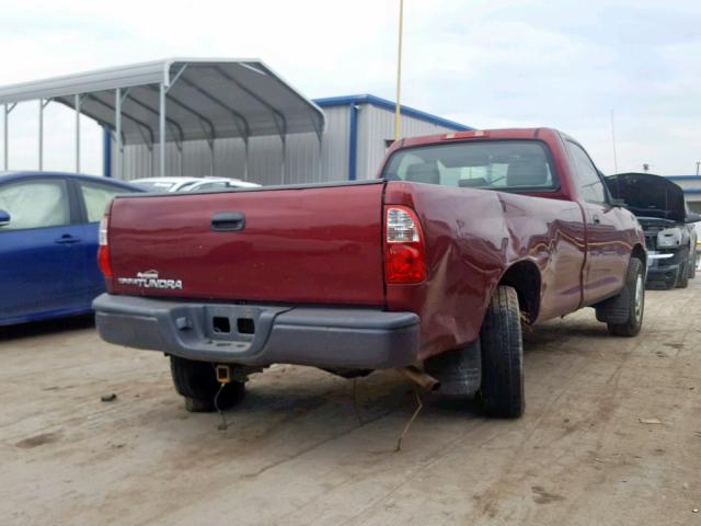 5TBJU32156S472872 - 2006 TOYOTA TUNDRA MAROON photo 4