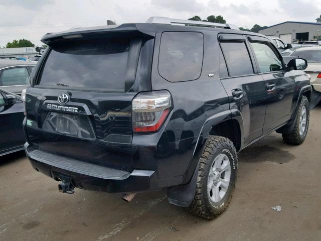 JTEBU5JR0G5315106 - 2016 TOYOTA 4RUNNER SR BLACK photo 4