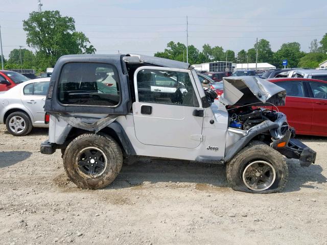 1J4FA39S33P348278 - 2003 JEEP WRANGLER C SILVER photo 9