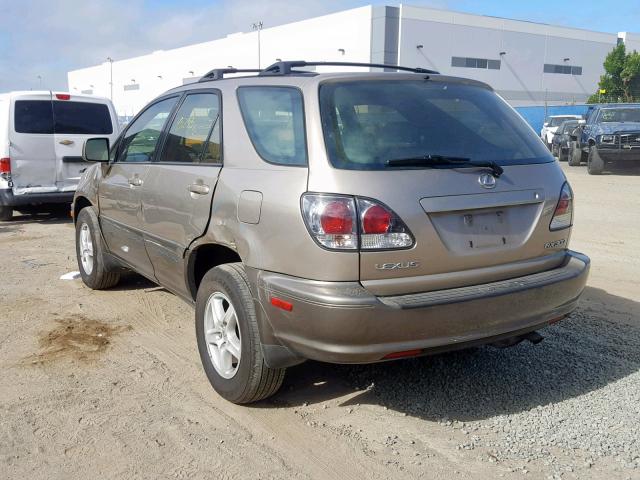 JTJHF10U220237342 - 2002 LEXUS RX 300 TAN photo 3