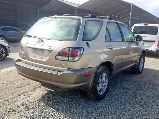 JTJHF10U220237342 - 2002 LEXUS RX 300 TAN photo 4