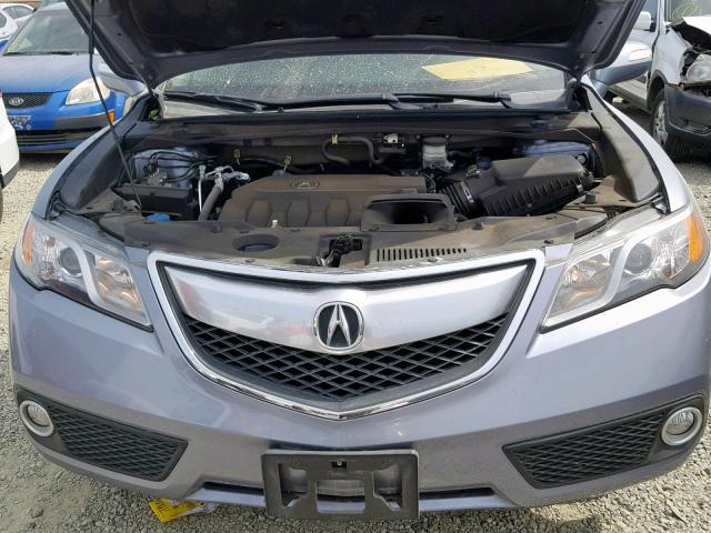 5J8TB4H51EL019887 - 2014 ACURA RDX TECHNO BLUE photo 7