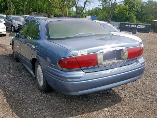 1G4HP54KXY4219829 - 2000 BUICK LESABRE CU BLUE photo 3