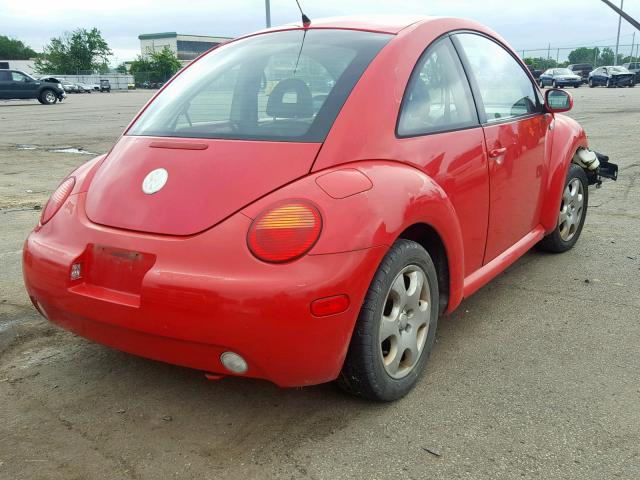 3VWCB21C72M439723 - 2002 VOLKSWAGEN NEW BEETLE წითელი ფოტო 4