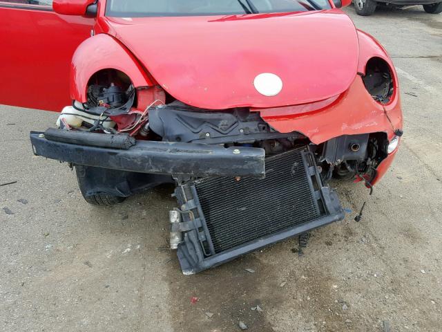 3VWCB21C72M439723 - 2002 VOLKSWAGEN NEW BEETLE წითელი ფოტო 9