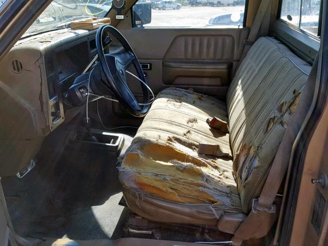 1B7GG26XXLS696756 - 1990 DODGE DAKOTA GOLD photo 5