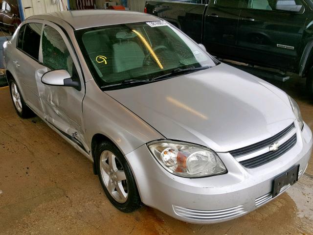 1G1AT58H097183982 - 2009 CHEVROLET COBALT LT SILVER photo 1