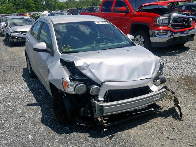 1G1JA5SH9C4194664 - 2012 CHEVROLET SONIC LS SILVER photo 1