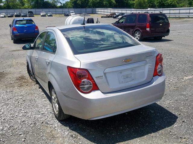 1G1JA5SH9C4194664 - 2012 CHEVROLET SONIC LS SILVER photo 3