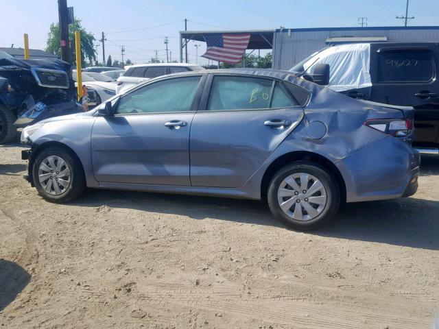 3KPA24AB6KE157645 - 2019 KIA RIO S GRAY photo 9