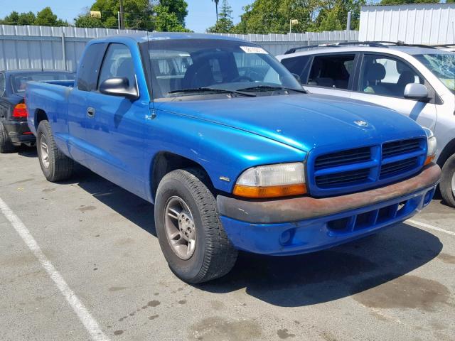 1B7FL22P7XS232679 - 1999 DODGE DAKOTA BLUE photo 1