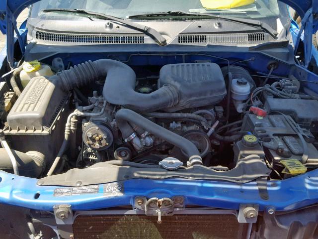 1B7FL22P7XS232679 - 1999 DODGE DAKOTA BLUE photo 7